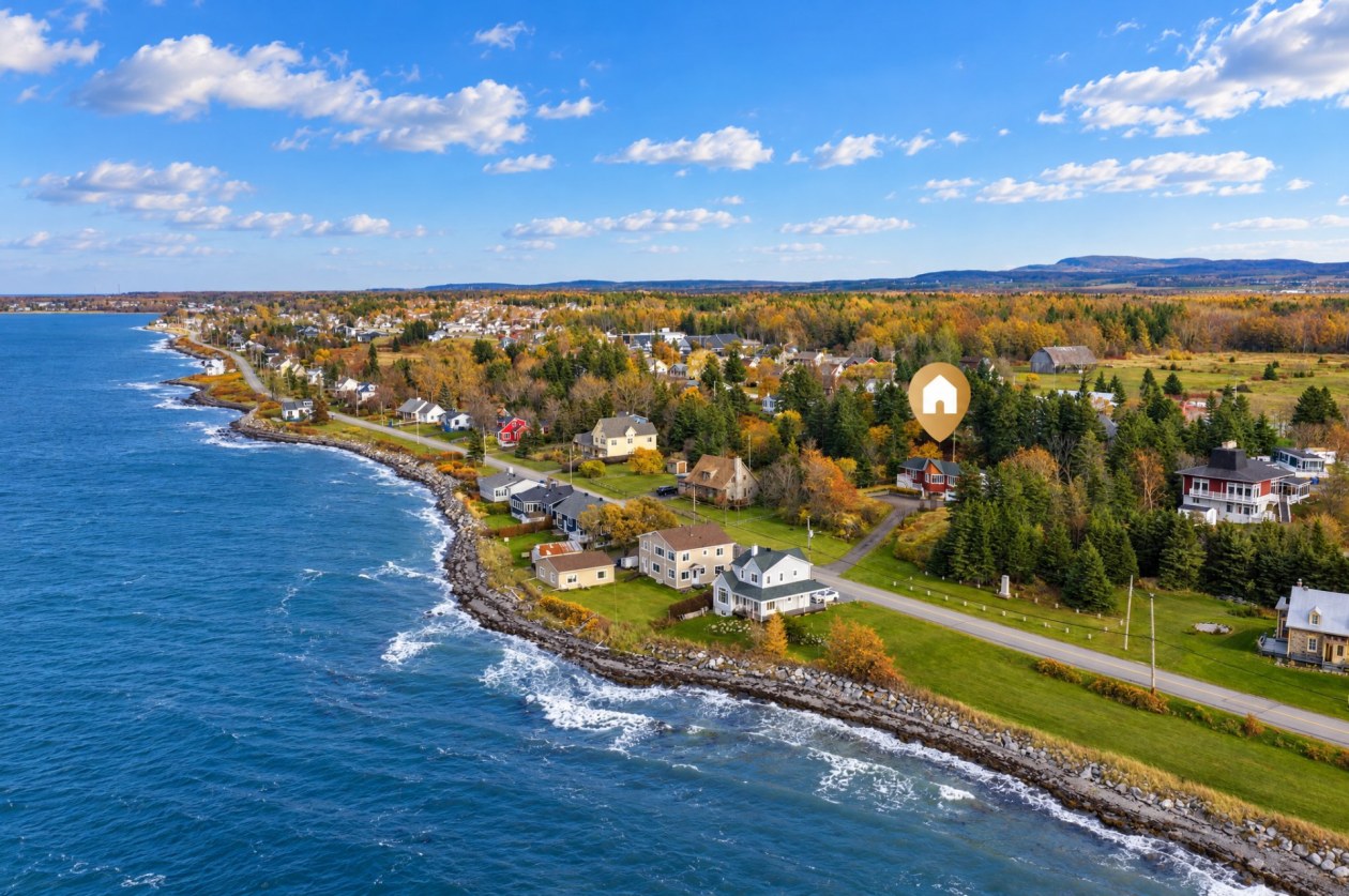 Photo aérienne — 255 Rue du Fleuve, Rimouski