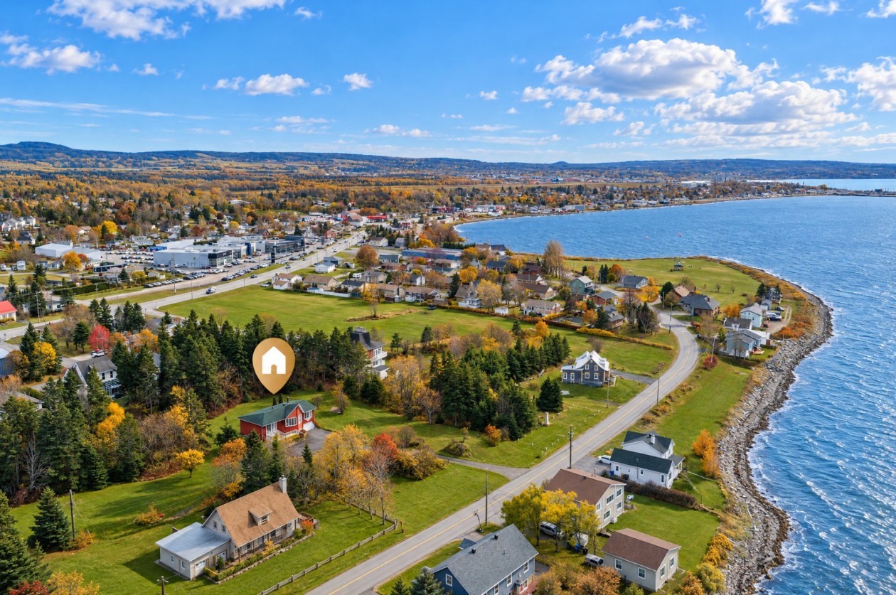 Photo aérienne — 255 Rue du Fleuve, Rimouski