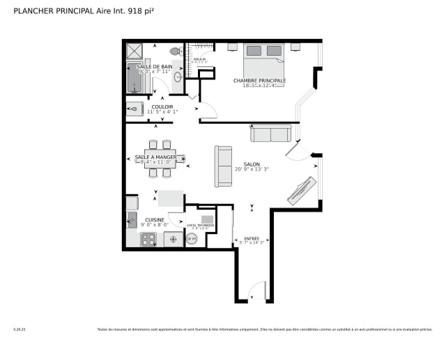 Plan — 1625, Av. Lincoln, 1805, Montréal (Ville-Marie), H3H2T5, Montréal (Ville-Marie)