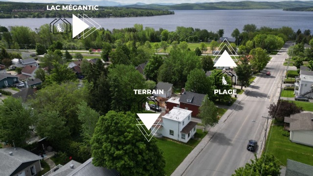 Photo aérienne — Rue Victoria, Lac-Mégantic, G6B1R9, Lac-Mégantic