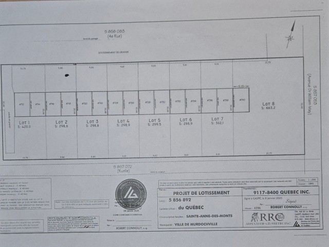 Plan — 716, 4e Rue, Murdochville, G0E1W0, Murdochville