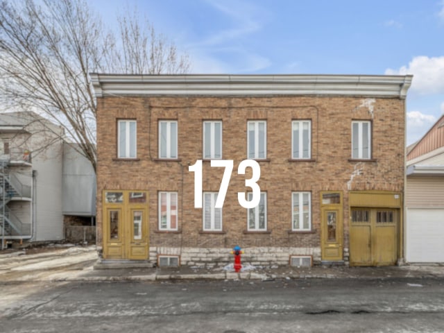 Façade — 169 - 177, Rue du Roi, Québec (La Cité-Limoilou), G1K2V9, Québec (La Cité-Limoilou)
