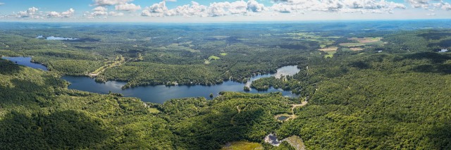 Photo aérienne — Ch. du Lac-Thomas, Saint-Didace