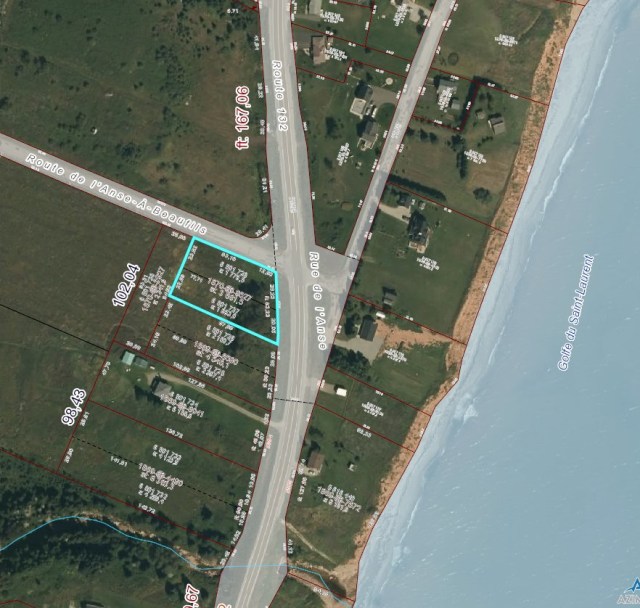 Plan — Route 132 O., Percé