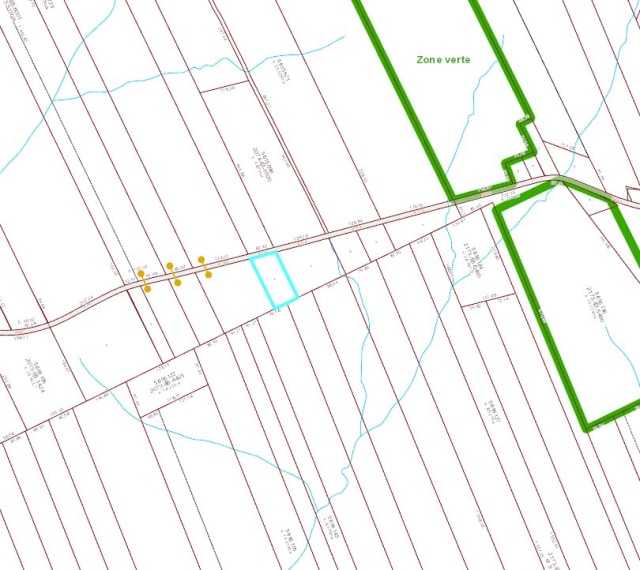 Plan — Route d'Irlande, Percé