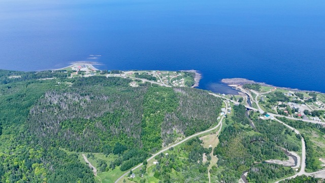 Photo aérienne — Rue Principale, Petite-Vallée