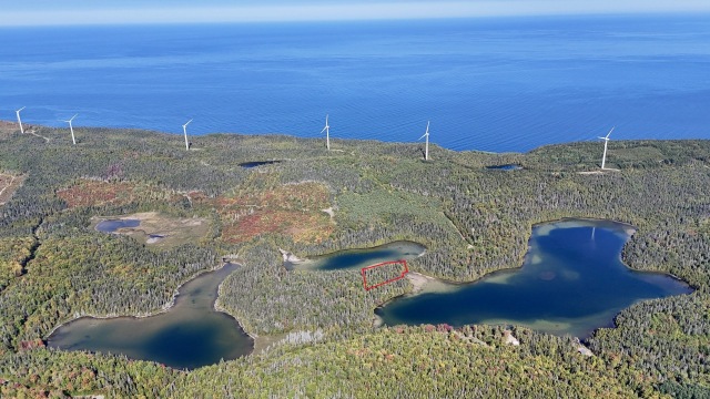 Photo aérienne — Rang 1 N., Gaspé