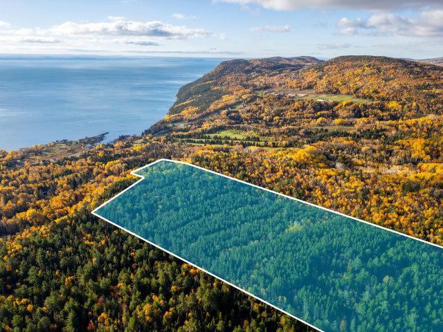 Photo aérienne — Ch. des Plateaux, Saint-Siméon
