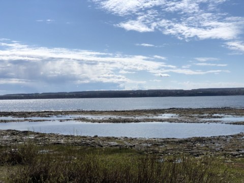 Accès au plan d'eau