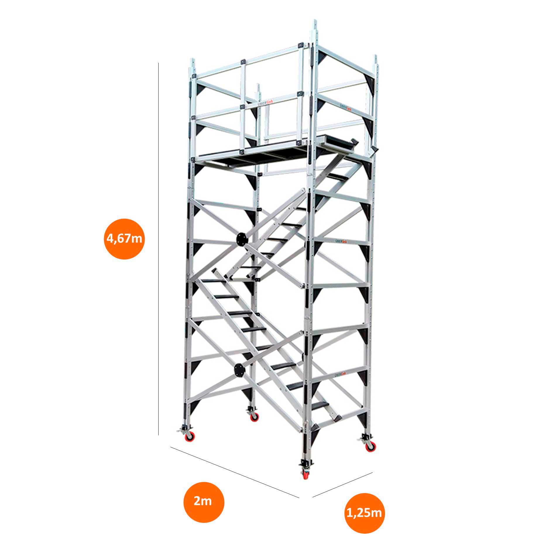 Andamios de aluminio ALUAND 1x1