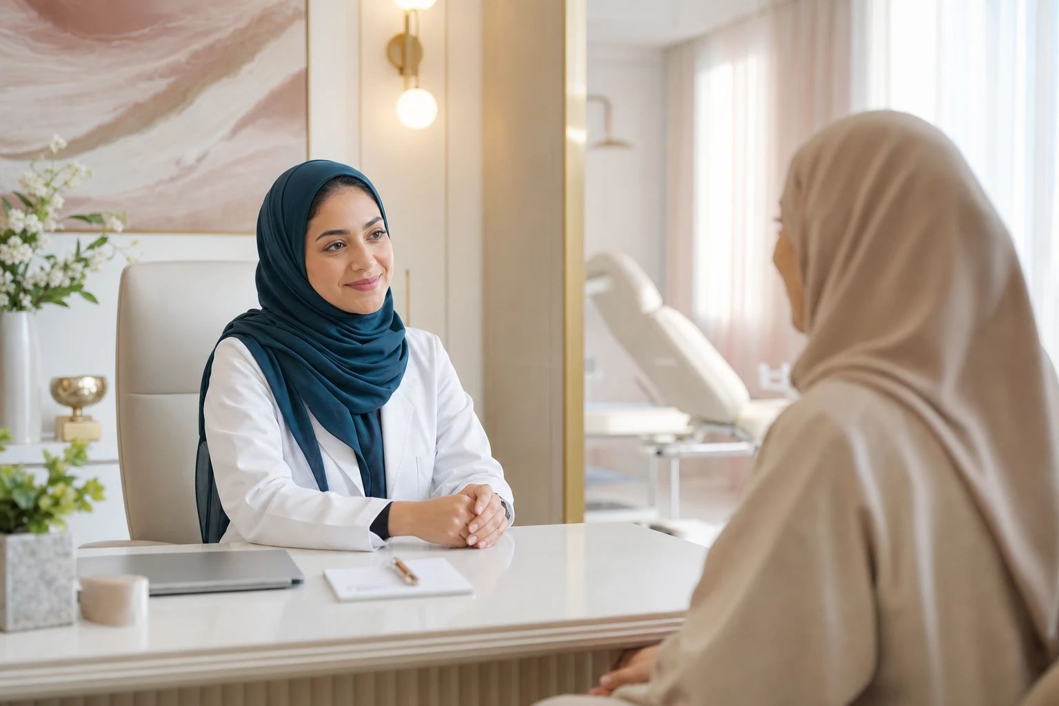 استشارة خاصة مع طبيبة أمراض النساء