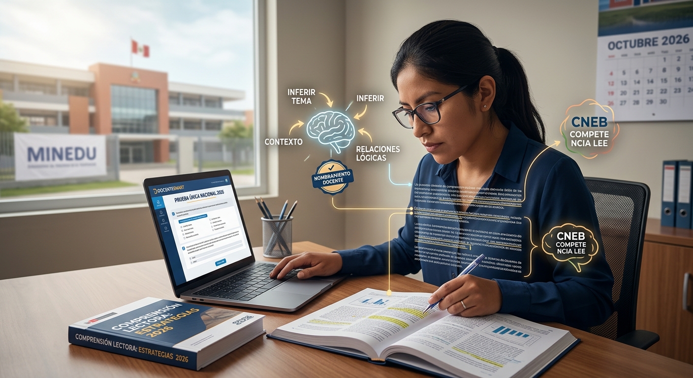 MINEDU: la subprueba de Comprensión Lectora en 2026