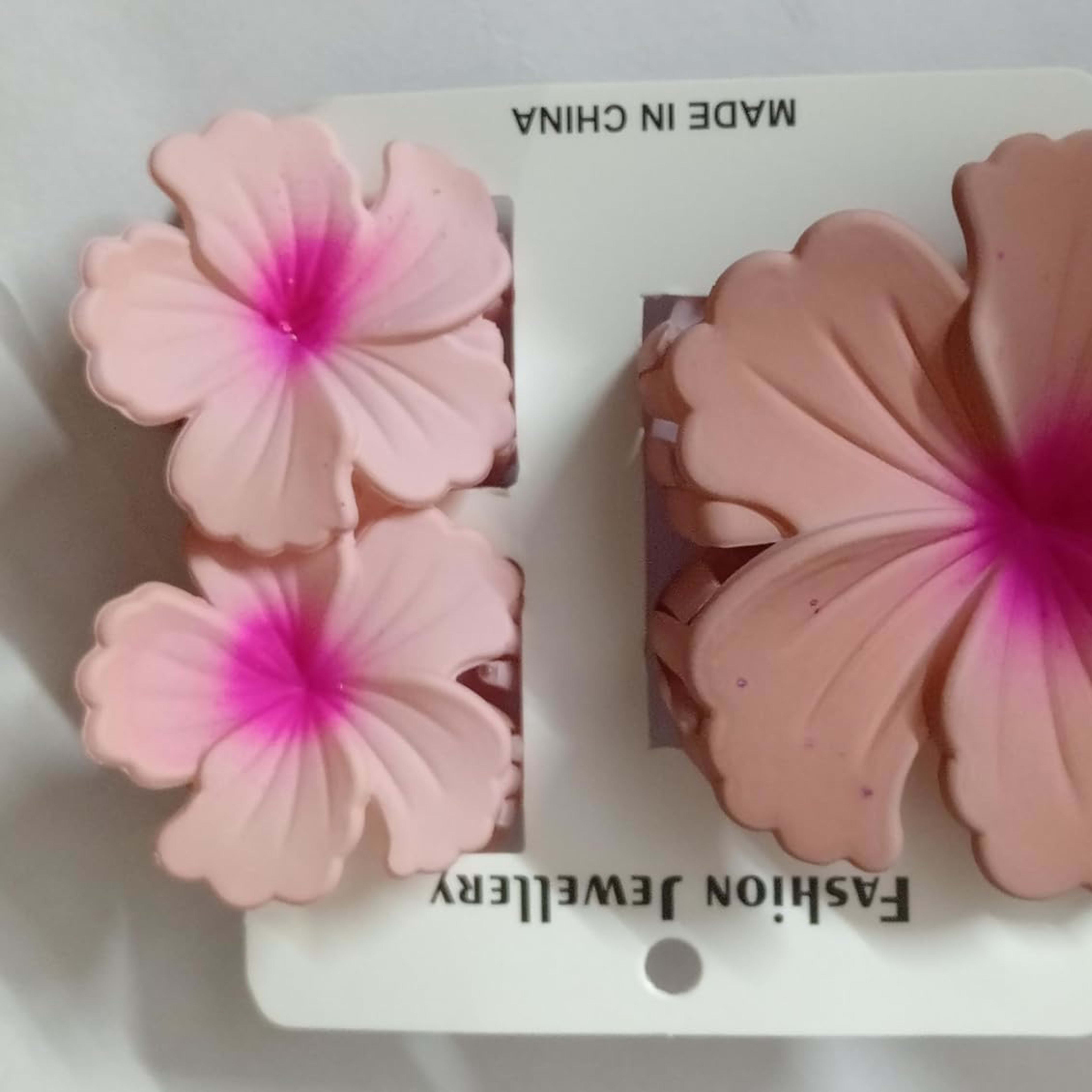 Flower Hair Claw Clips