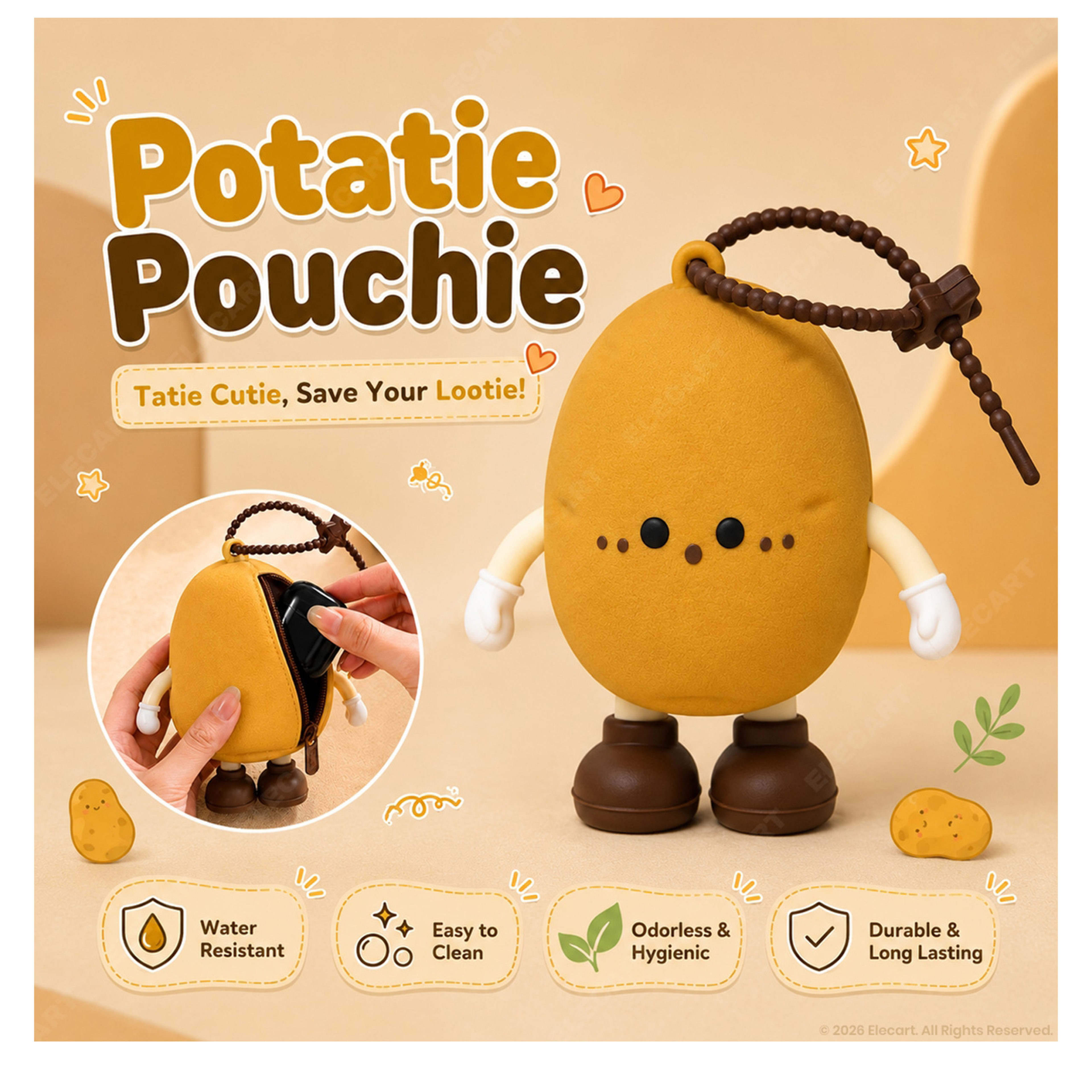 Potato Shaped Crossbody Bag