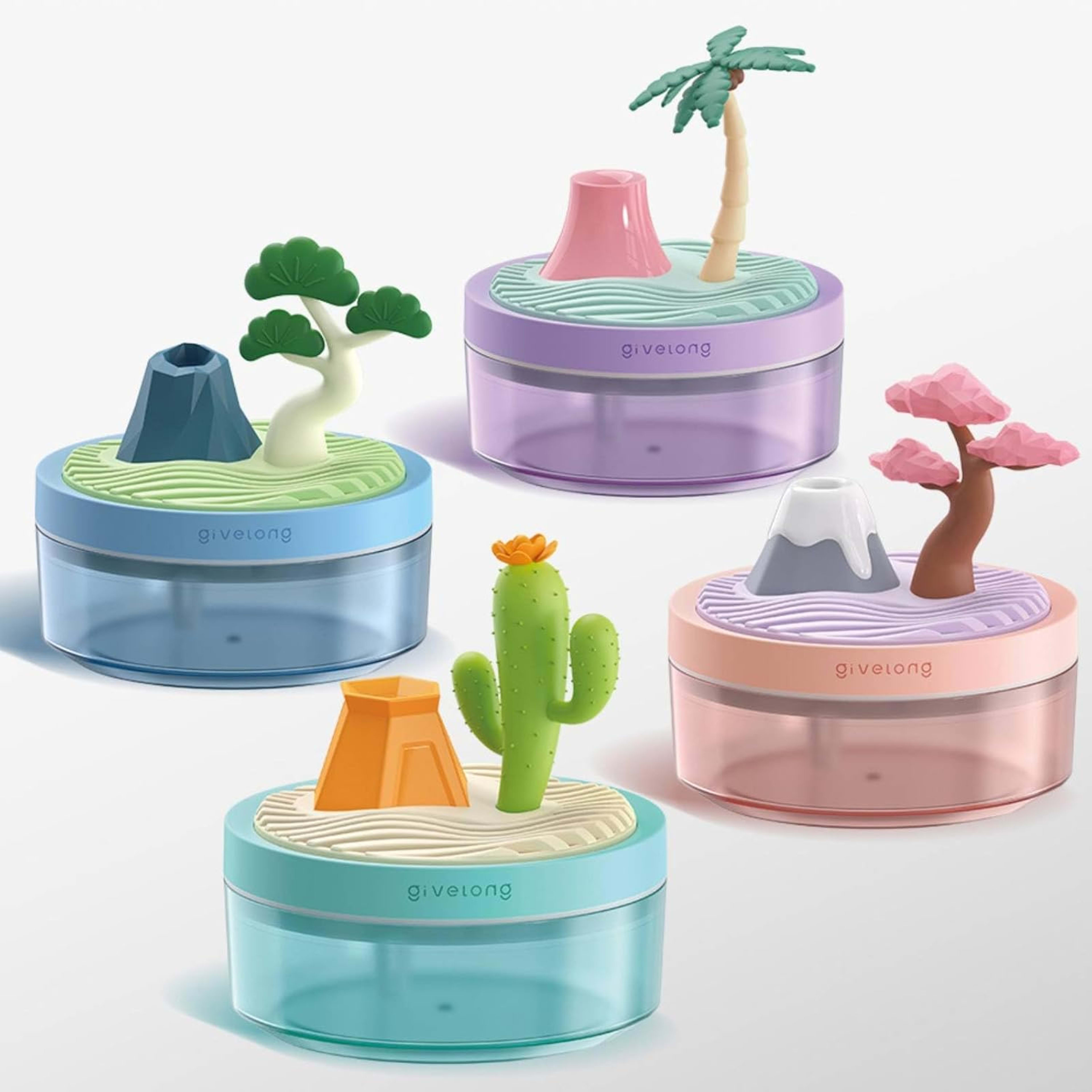 Cute Plant Mini Humidifier Rechargeable