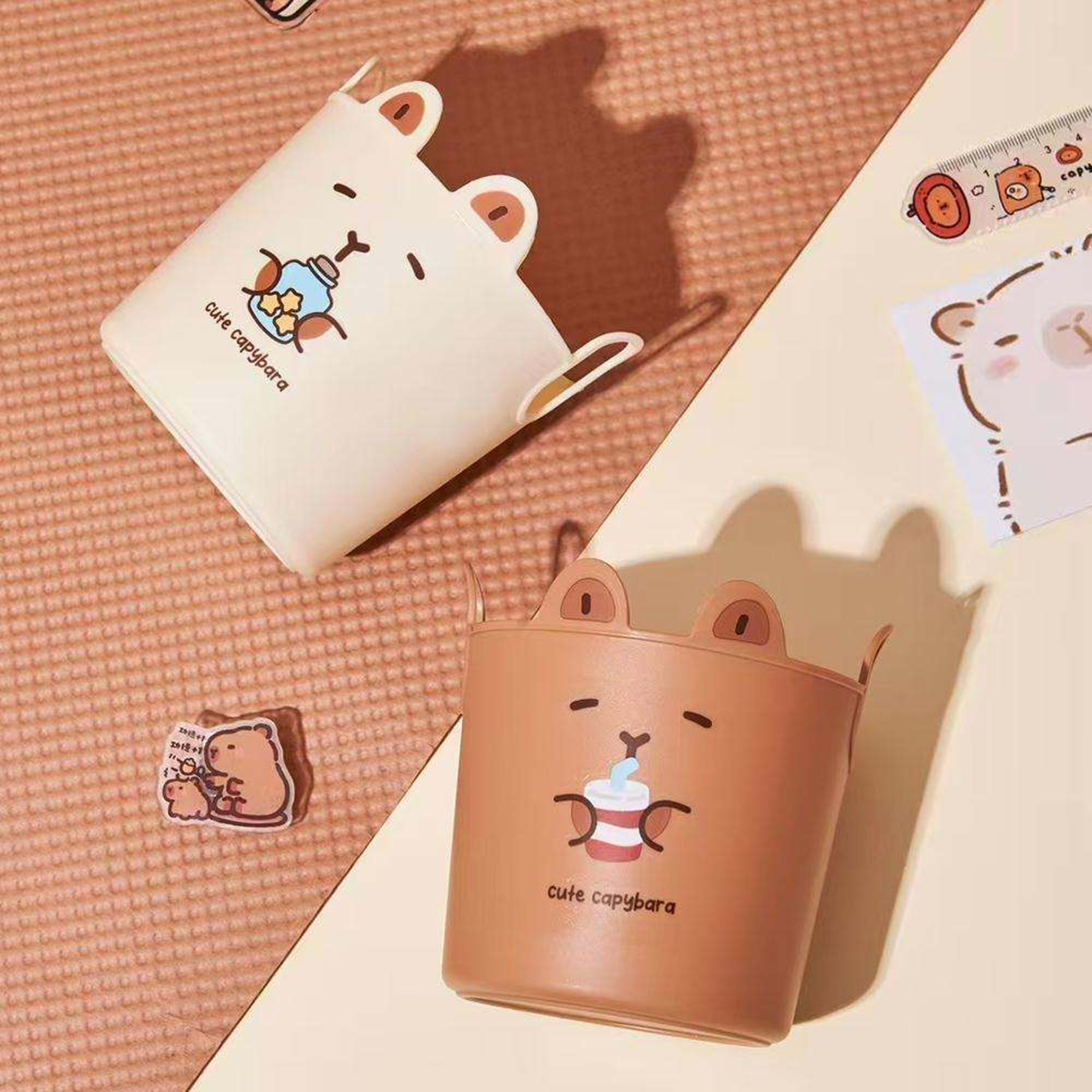 Cute Bear Design Girl Makeup Brush Holder