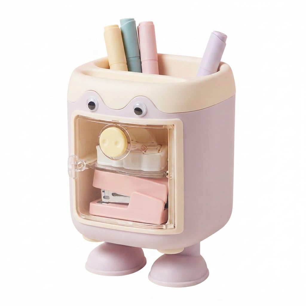 Kawaii Design, Smiling Face, Spacious Compartment
