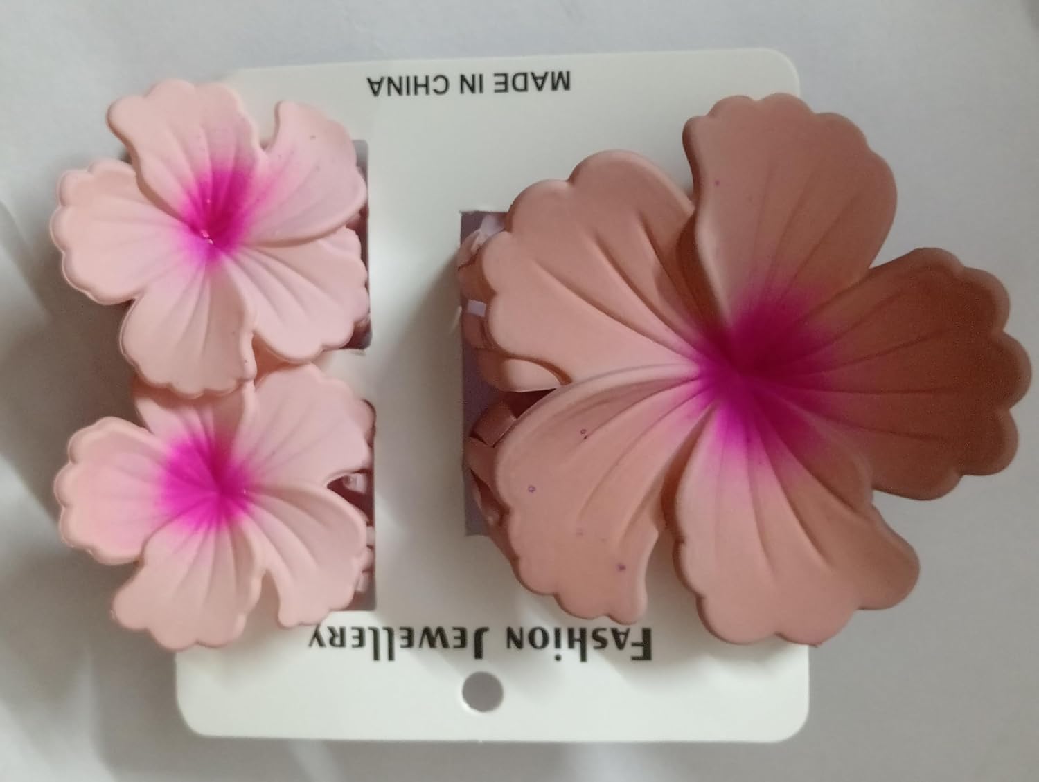Flower Hair Claw Clips