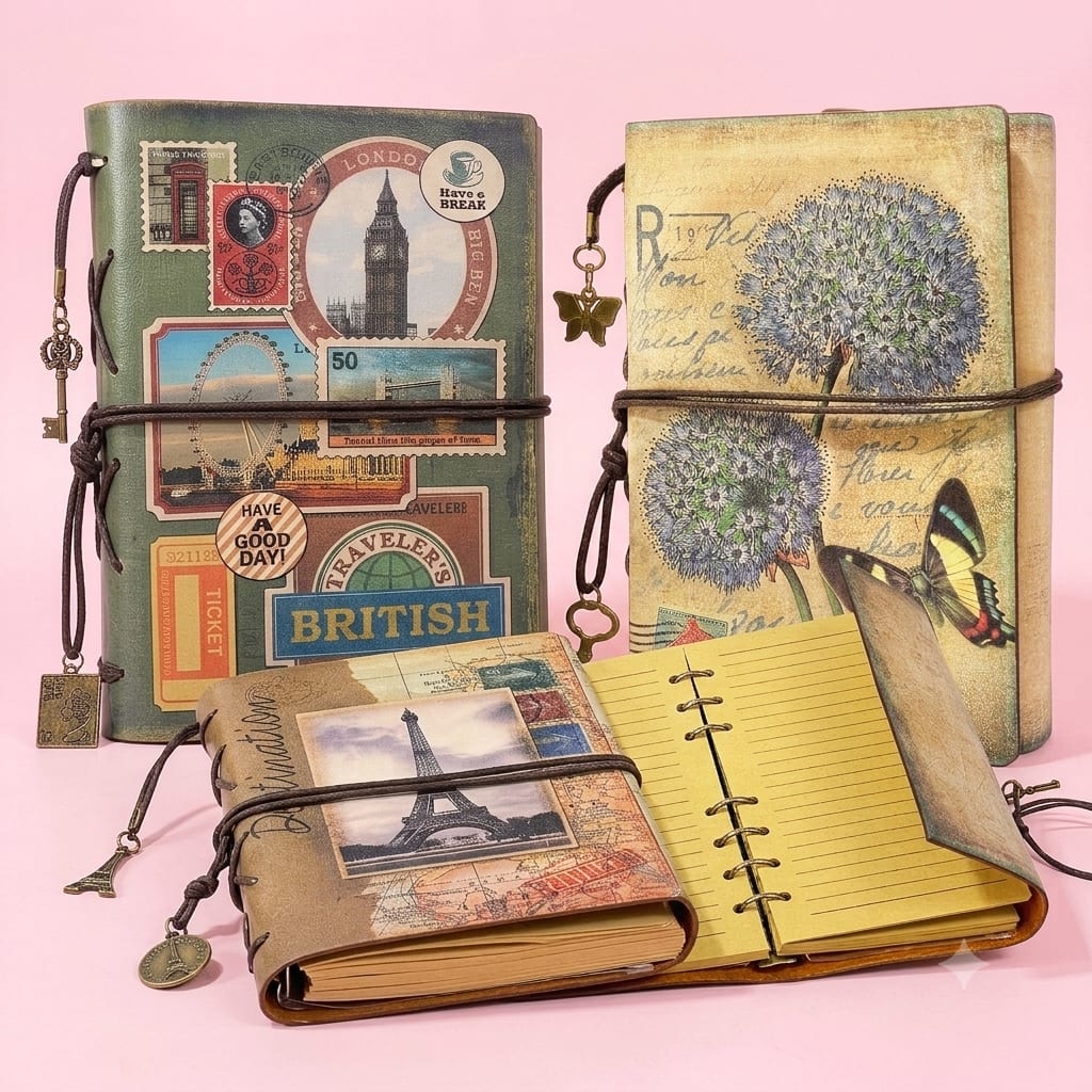 Vintage Refillable Journal