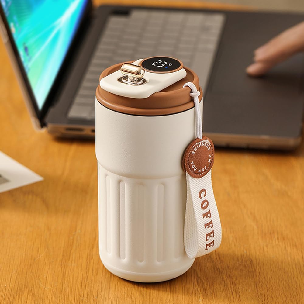 Smart Coffee Mug with LED Temperature Display