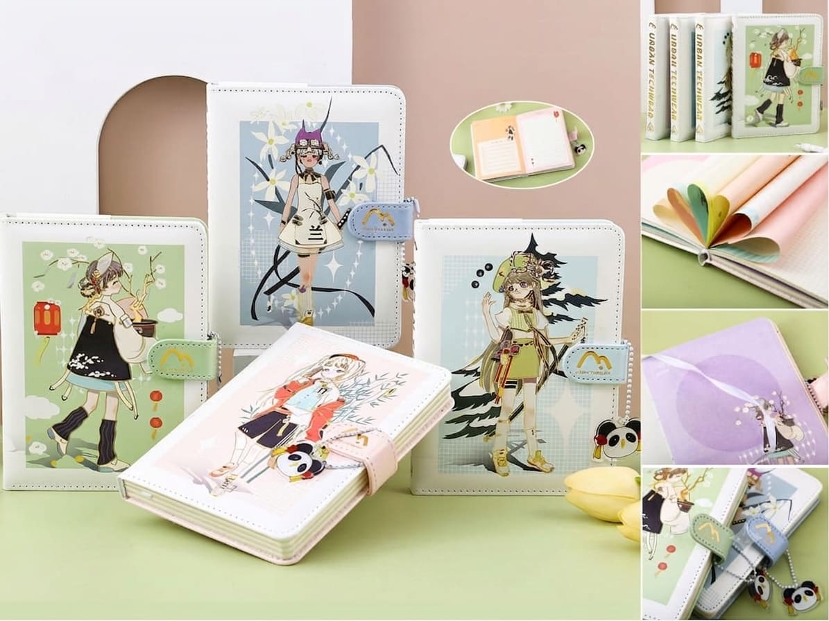 Anime Girl Diary Notebook