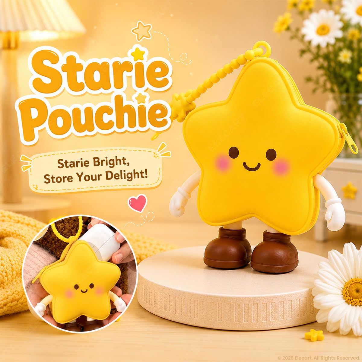 Cute Star Silicone Coin Purse