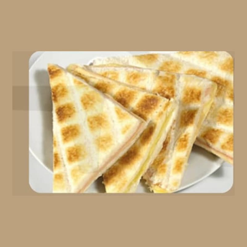 Tostado de jamón y queso - 4 porciones