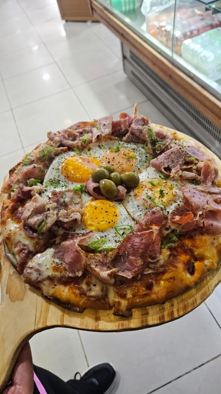 Panceta y huevo