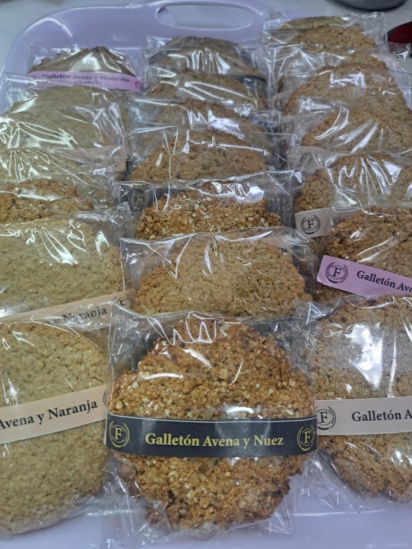 Galletón de avena