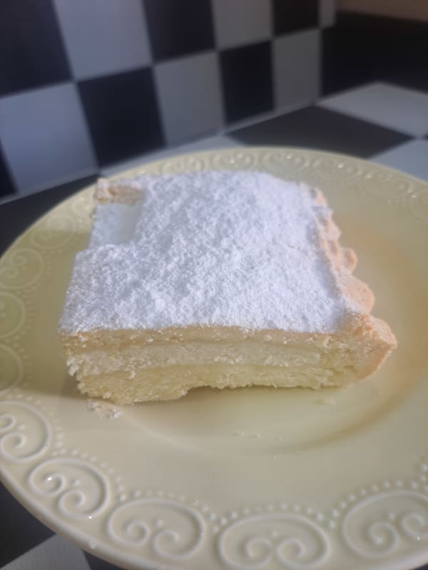 Tarta de ricotta porcion