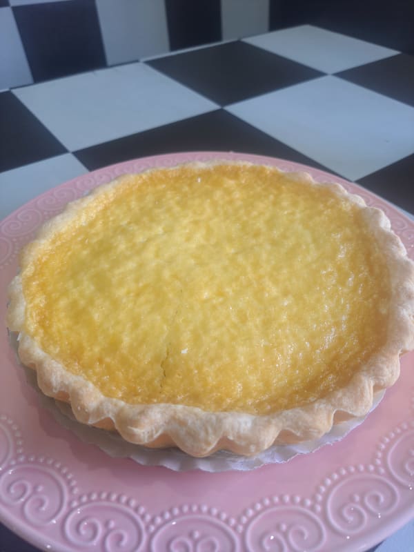 Tarta de crema redonda