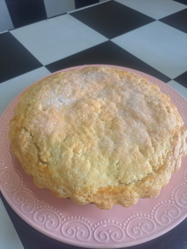 Tarta manzana redonda