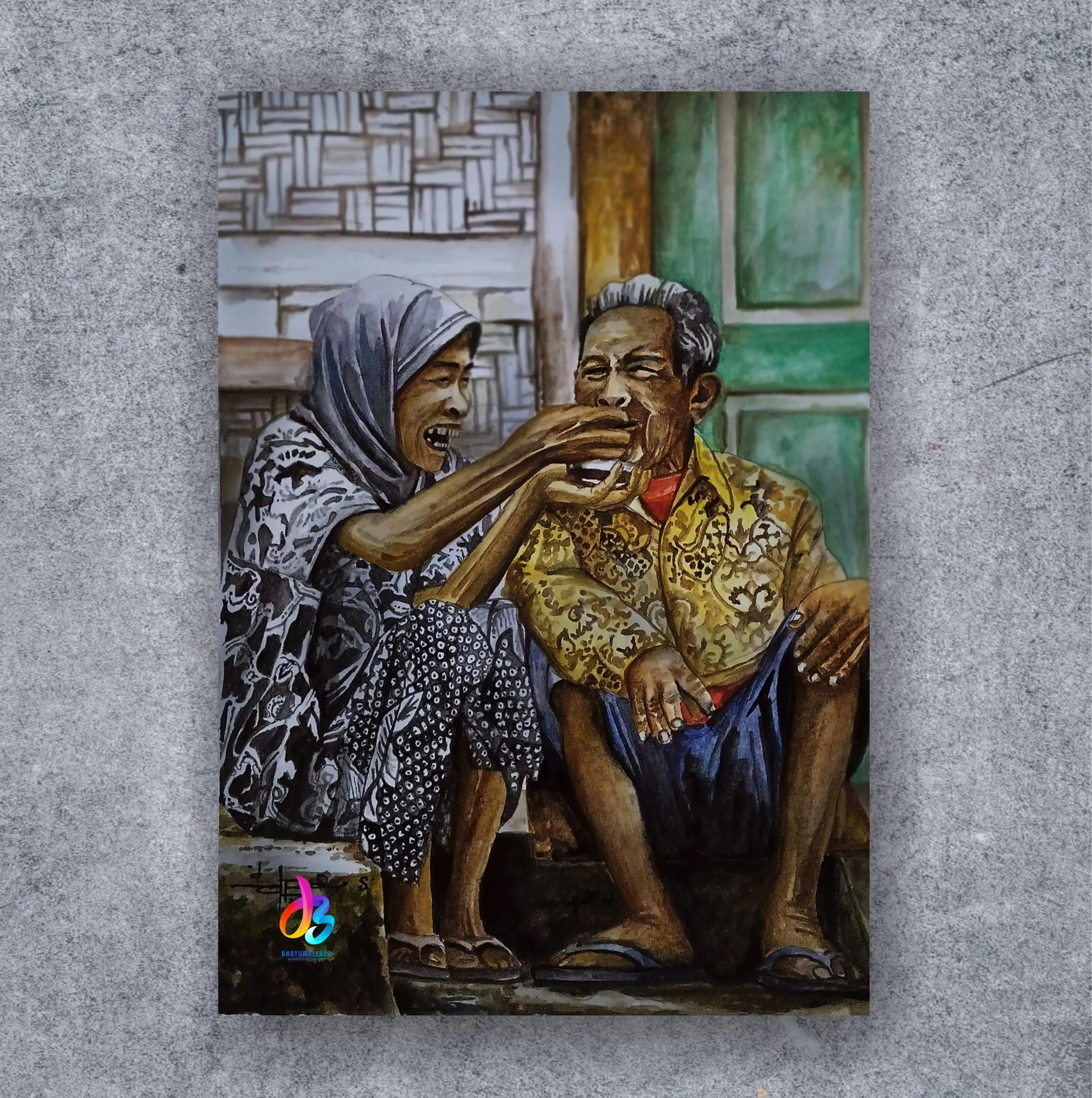 Ada Untukmu, 21x29 cm, cat air diatas kertas, 2023.