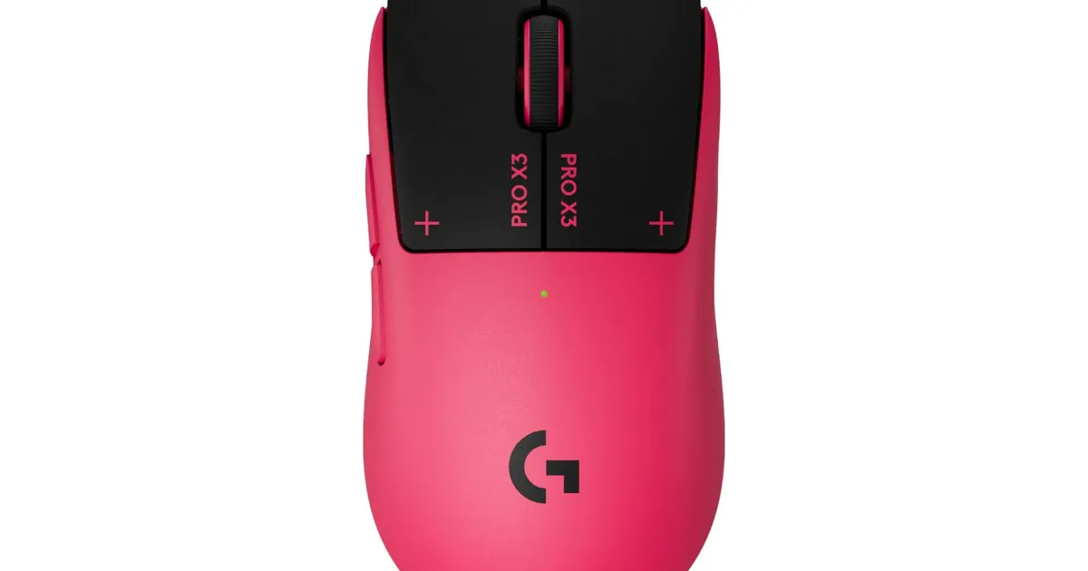 ماوس گیمینگ لاجیتک G Pro X3 Superstrike با کلیک‌های هپتیک و باتری قوی‌تر معرفی شد