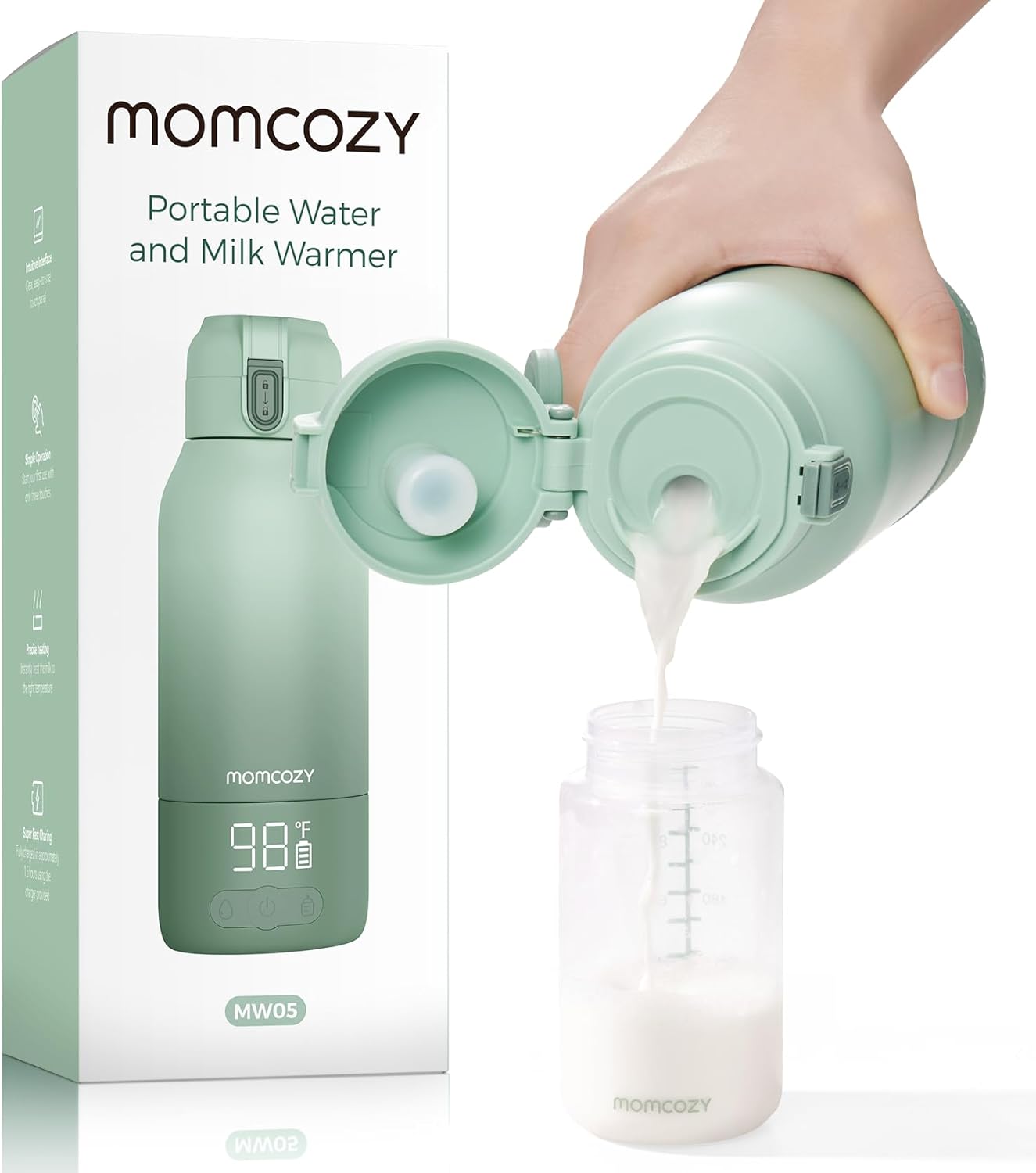 Momcozy Portable Bottle Warmer for Breast Milk
