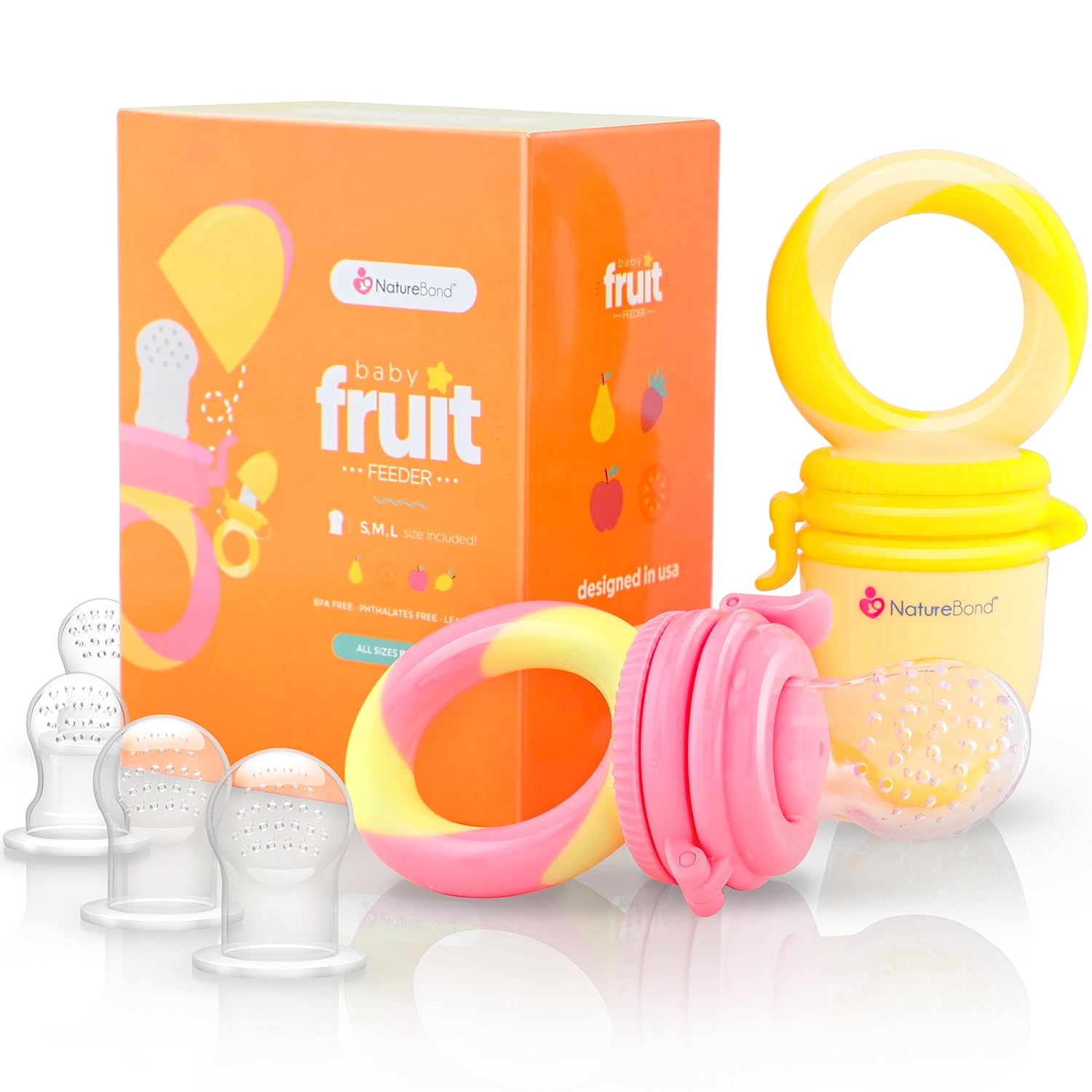 NatureBond Baby Food Feeder / Fruit Feeder Pacifier Nibbler