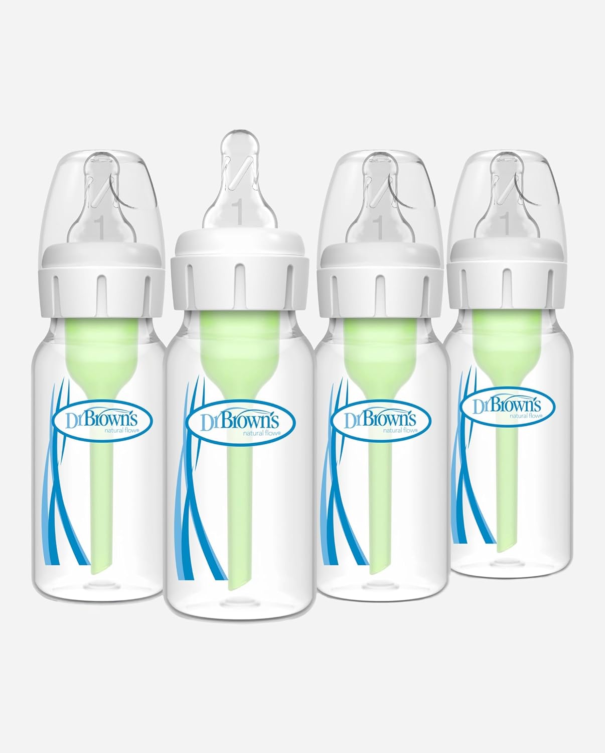 Dr. Brown’s Natural Flow Anti-Colic Options+ Baby Bottles – 4 Pack
