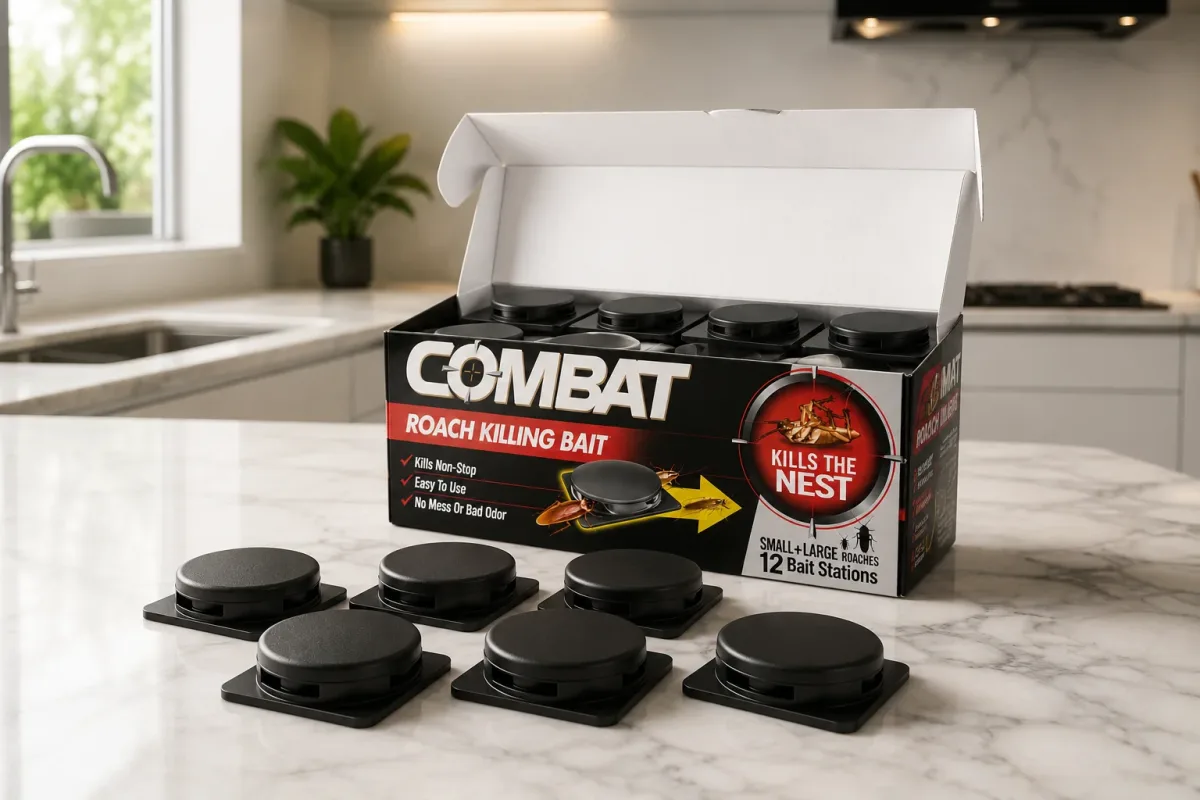 Combat – Appâts Anti-Cafards Professionnels (12 Pièges) — image 3