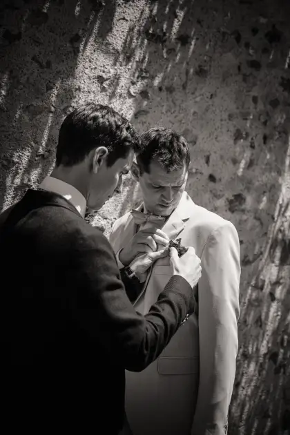Reportage photo de mariage préparatifs