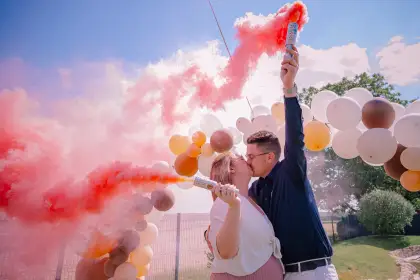 Photographe évènement gender reveal en Eure-et-Loir