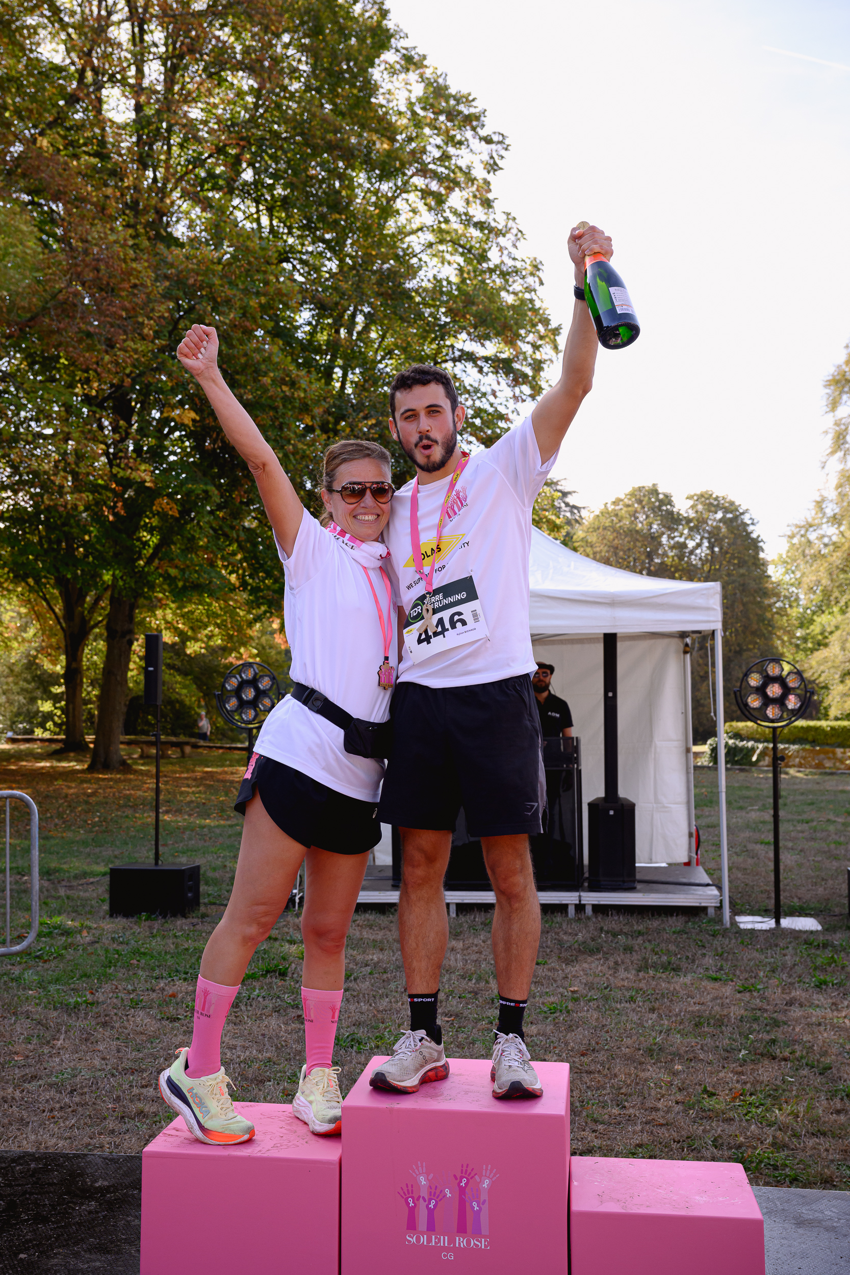 Marche course solidaire Soleil Rose