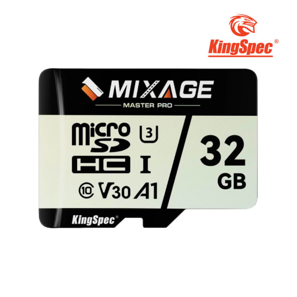 KingSpec 32GB MicroSDXC UHS-I V30 Class 10 Memory Card