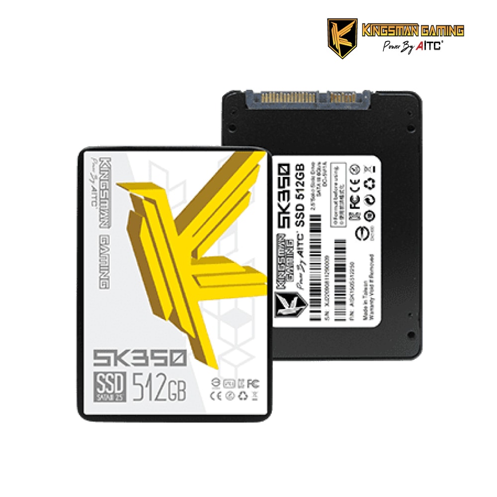 AITC Kingsman Gaming SK350 512GB SATA III 2.5-Inch 6Gbps SSD
