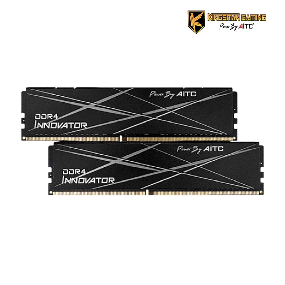 AITC Kingsman Gaming Innovator Series 16GB×2 32GB DDR4 3200 MHz Desktop RAM - Black