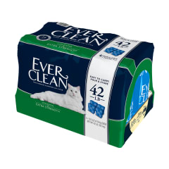 EVER CLEAN 藍鑽 強效低敏結塊貓砂 4入組 無香 19kg 呵護敏感貓咪, 1組