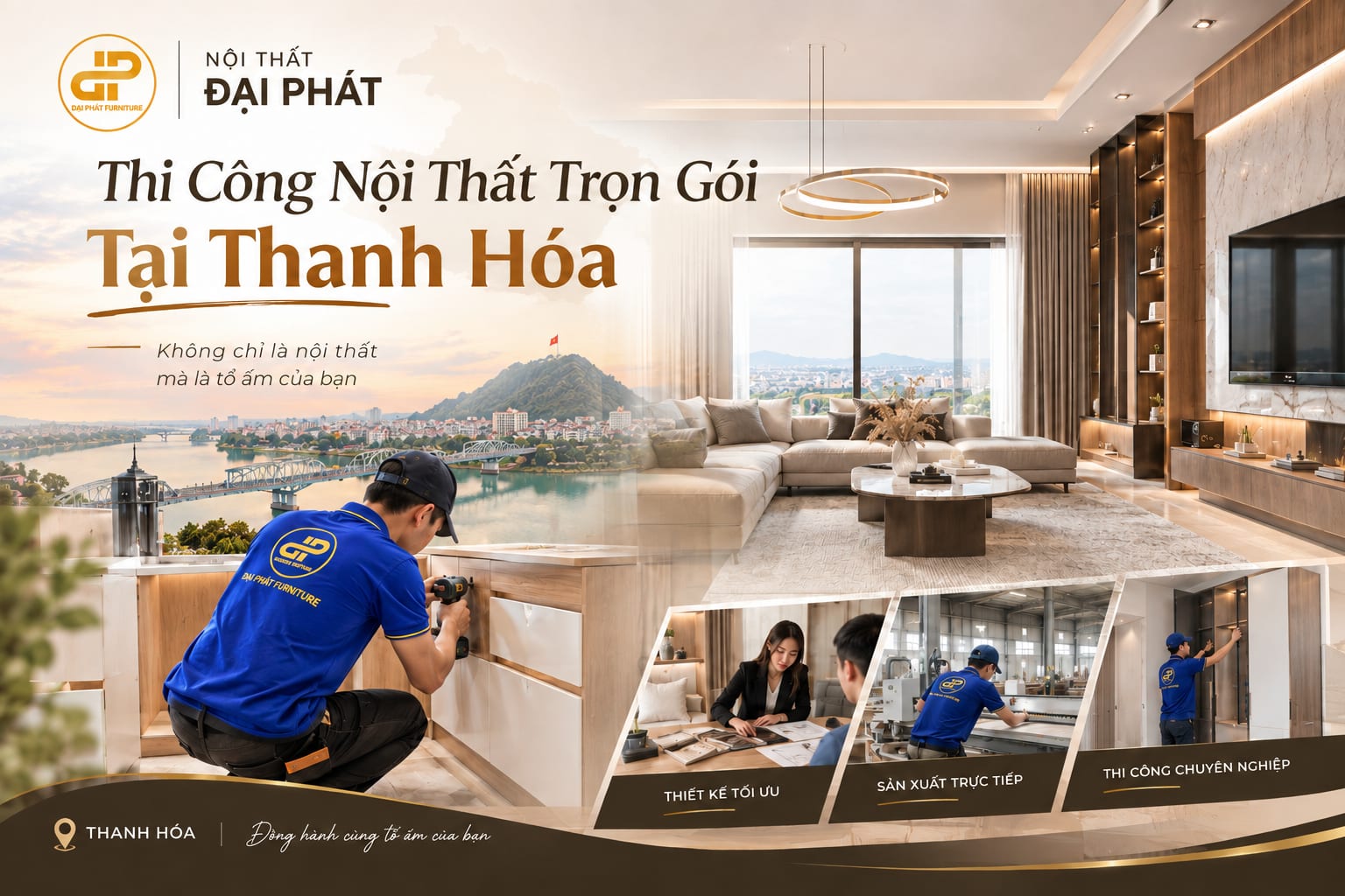 Thi Công Nội Thất Trọn Gói Tại Thanh Hóa | Nội Thất Đại Phát
