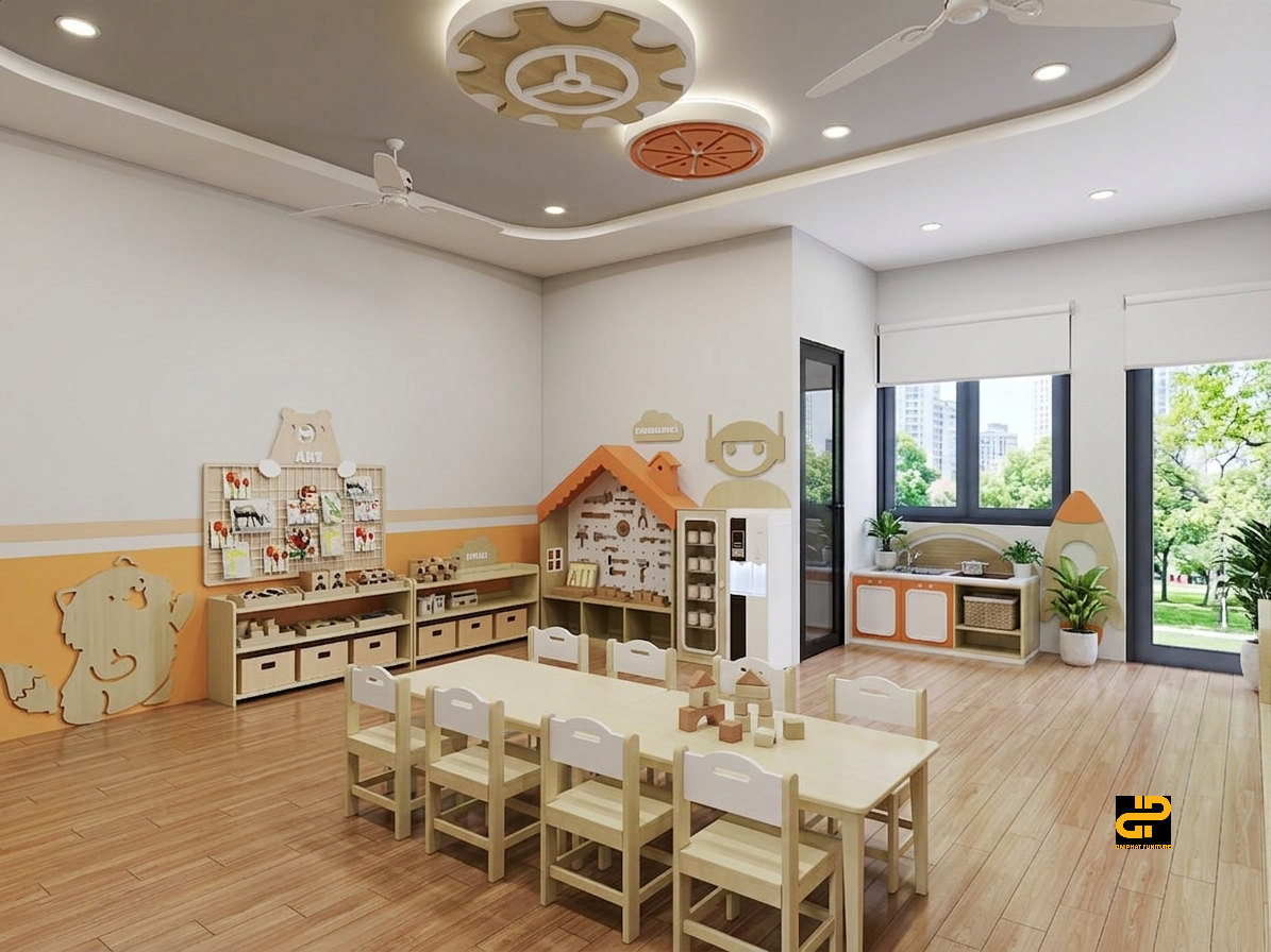 Thi Công Nội Thất Lớp Học Mầm Non - ảnh 5
