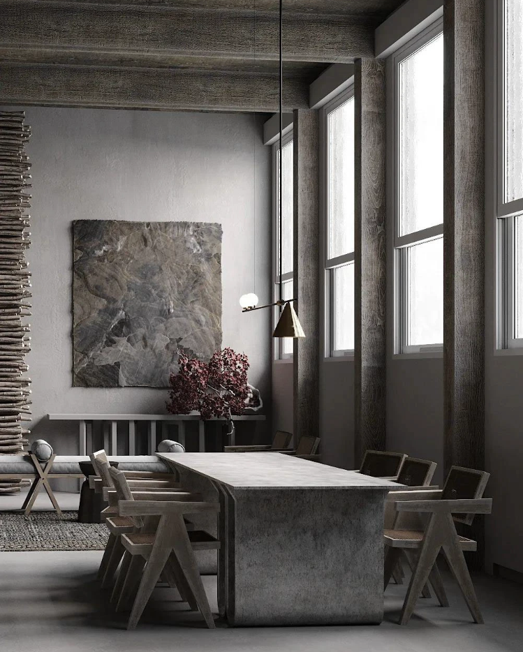 Mẫu Nội Thất Nhà Phố_Wabi sabi - ảnh 2