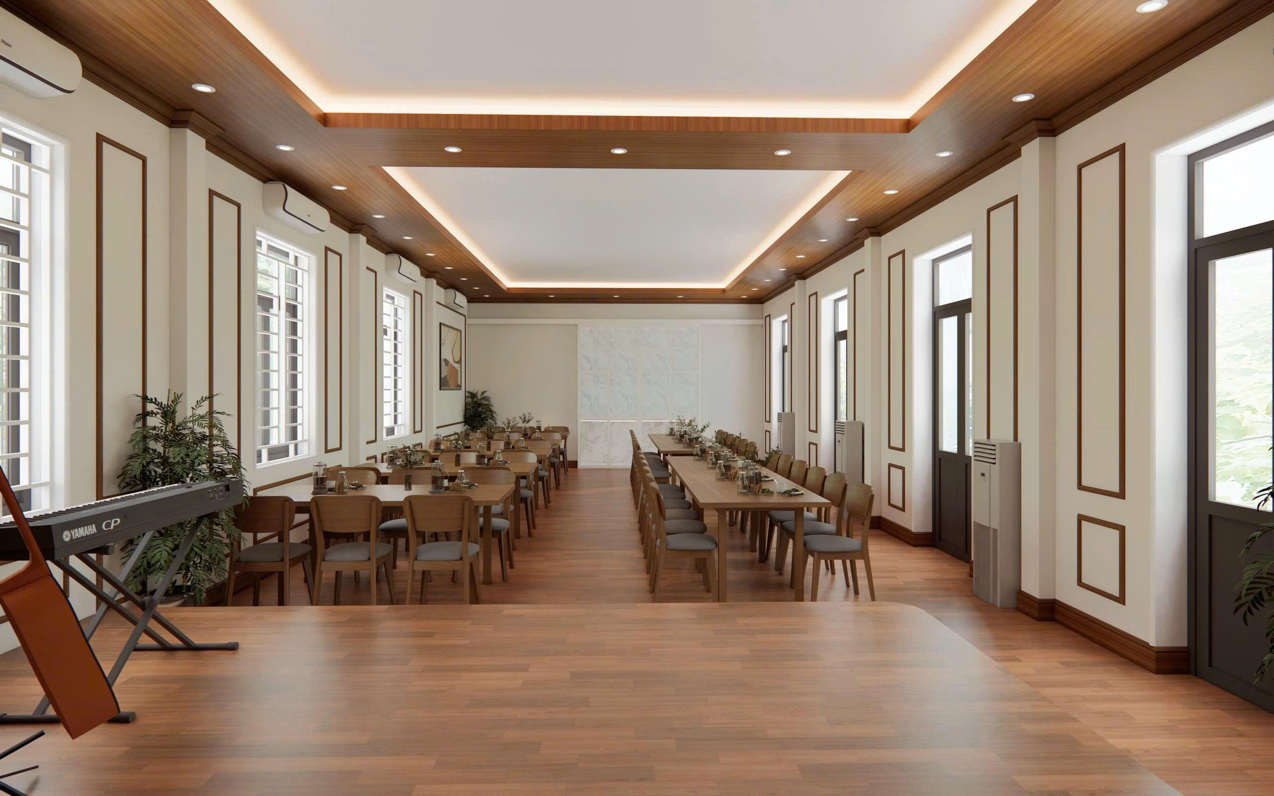 Nội Thất Phòng Ăn Cán Bộ Nhân Viên