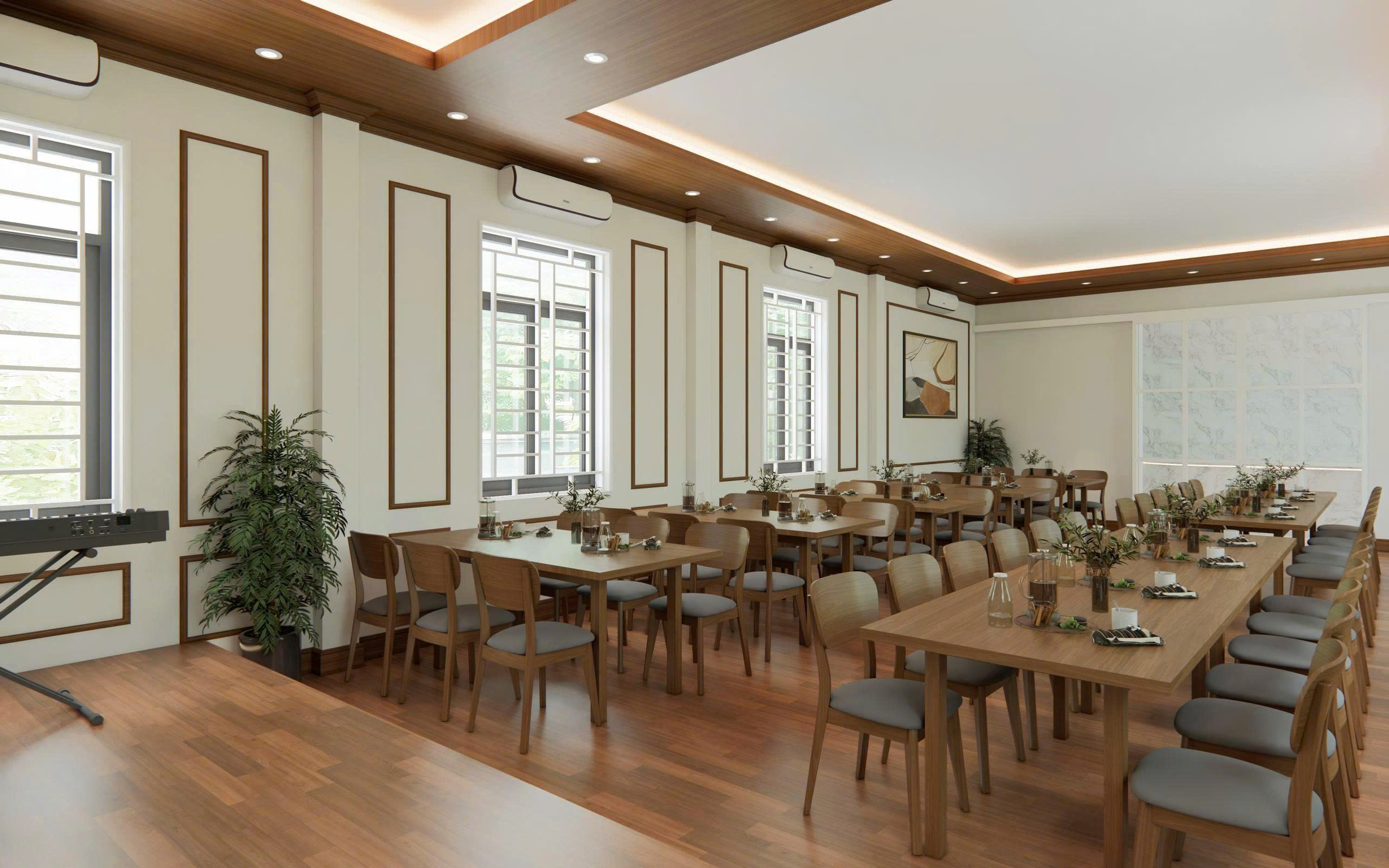 Nội Thất Phòng Ăn Cán Bộ Nhân Viên - ảnh 2